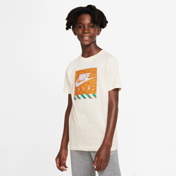 Boys' Grade School - Nike NSW TD HBE T-Shirt - Coconut Milk