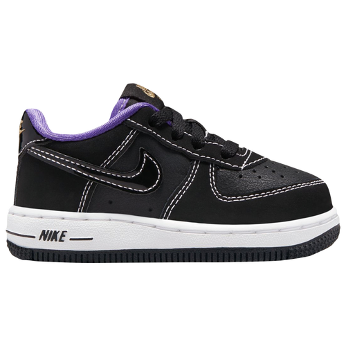 

Boys Nike Nike Air Force 1 LV8 - Boys' Toddler Shoe Grey/Black/Black Size 04.0