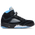 Jordan Retro 5 - Men's Black/University Blue