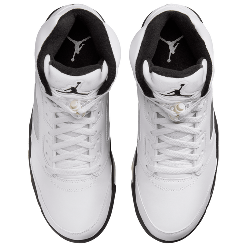 Jordan 5 black and white best sale