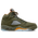 Jordan Retro 5 - Men's Army Olive/Solar Orange