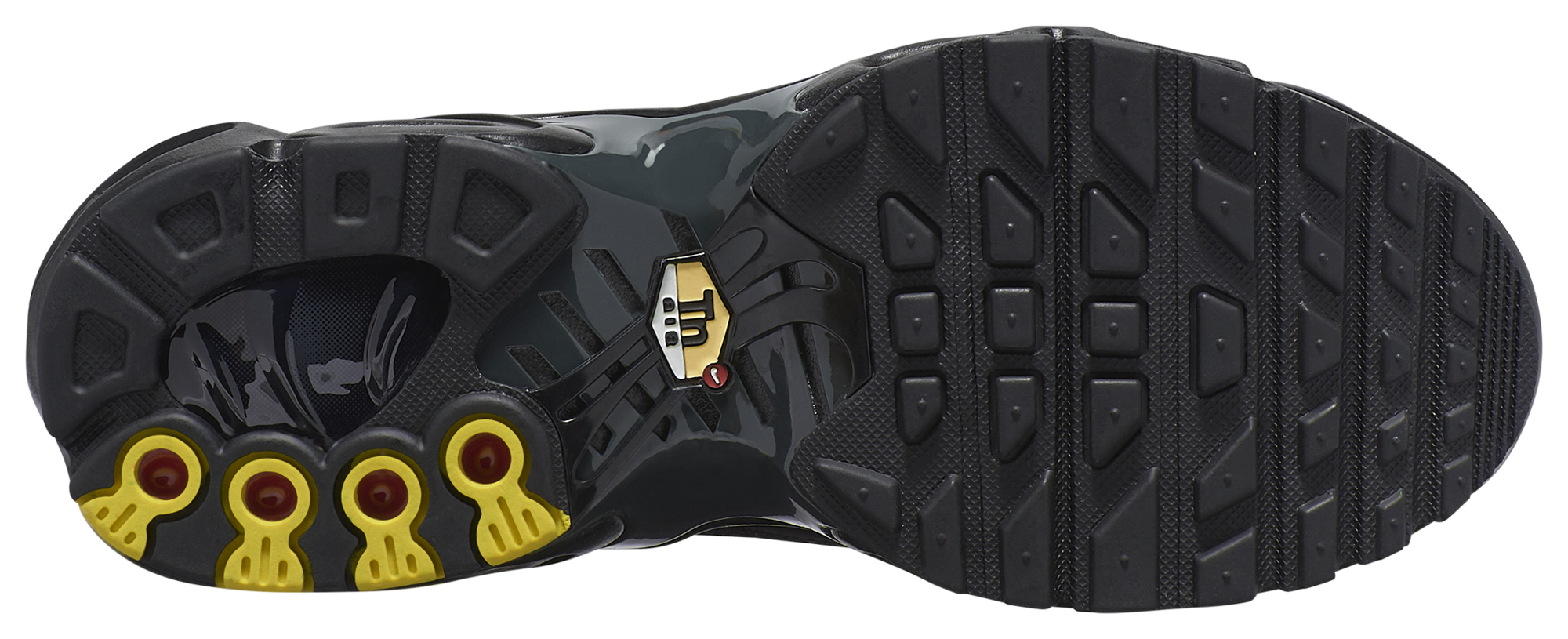 Nike air max plus - boys' grade school clearance black/gold