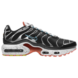 Girls' Grade School - Nike Air Max Plus - Black/Orange/Teal