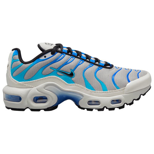 Nike Kids' Boys  Air Max Plus In Light Smoke Grey/black/blue Lightning