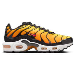 Boys' Grade School - Nike Air Max Plus - Orange/Black/White