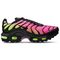 Girls' Grade School - Nike Air Max Plus - Black/Hyper Pink/Black