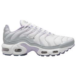 Boys' Grade School - Nike Air Max Plus - White/Silver