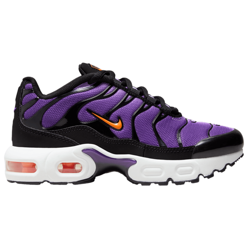 Nike Kids' Boys  Air Max Plus In Black/voltage Purple/orange