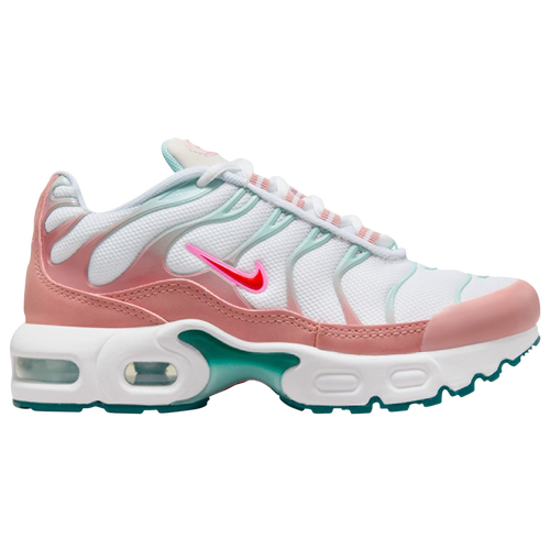 

Nike Girls Nike Air Max Plus - Girls' Preschool Running Shoes White/Siren Red/Red Stardust Size 13.0