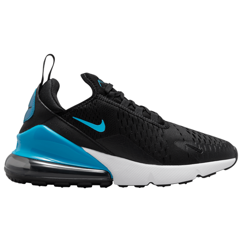 

Boys Nike Nike Air Max 270 - Boys' Grade School Shoe Black/Blue Lightning/White Size 06.5