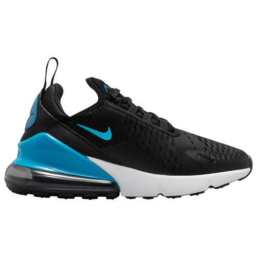 Nike Boys Air Max 270 - Shoes Black/Blue Lightning/White Size 07.0