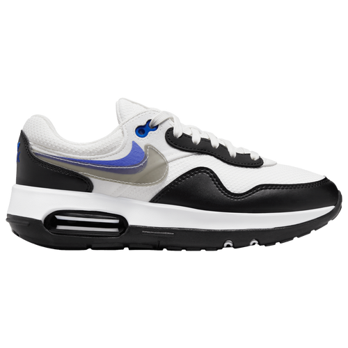 

Nike Boys Nike Air Max Motif - Boys' Grade School Running Shoes Summit White/Black/Hyper Royal Size 04.0