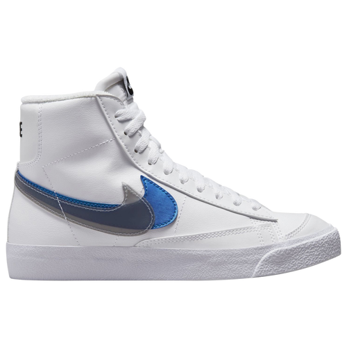 Shop Nike Boys  Blazer Swoosh Pack In White/black/royal