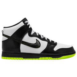 Men's - Nike Dunk Hi - White/Black/Volt