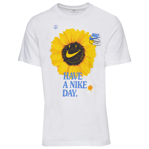 

Nike Mens Nike Day T-Shirt - Mens White/Yellow Size XXL