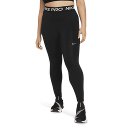 Women's - Nike Plus Size Pro 365 Tights - White/Black