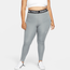 Nike Plus Size Pro 365 Tights - Women's Gray