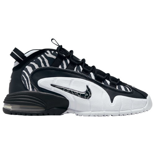 

Nike Mens Nike Air Max Penny - Mens Basketball Shoes Black/Grey/White Size 07.5
