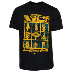 Men's - Nike Bloom T-Shirt - Black/Gold