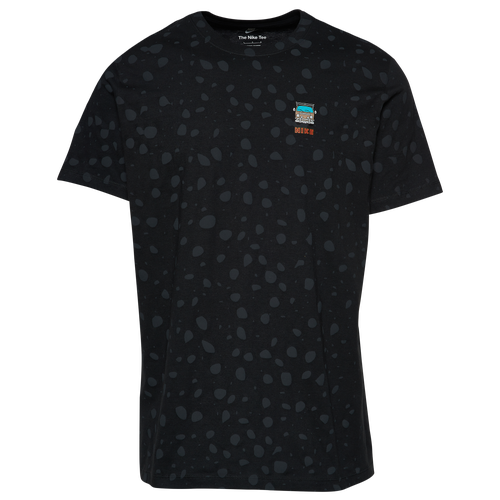 

Nike Safari AOP T-Shirt - Mens Black/Gray Size S