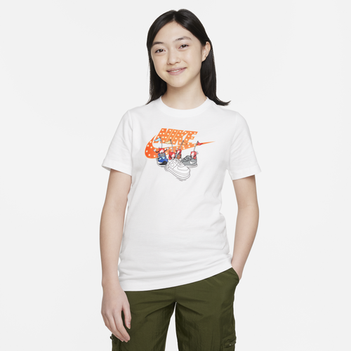 

Boys Nike Nike Boxy SU23 T-Shirt - Boys' Grade School White Size M