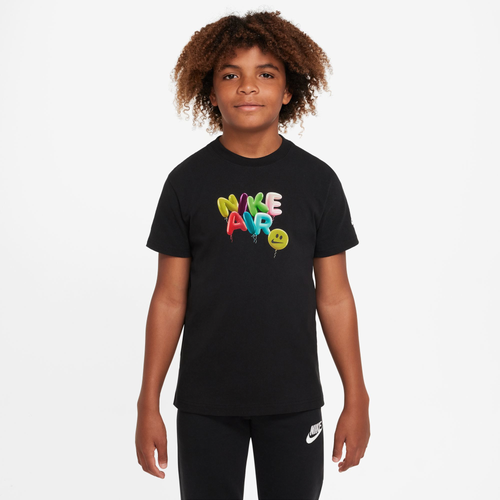 

Boys Nike Nike NSW Create Pack 2 T-Shirt - Boys' Grade School Black/Multi Size S