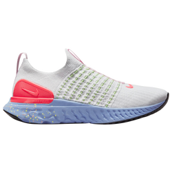 Women's - Nike React Phantom Run Flyknit 2 - Platinum Tint/Hot Punch/Barely Volt