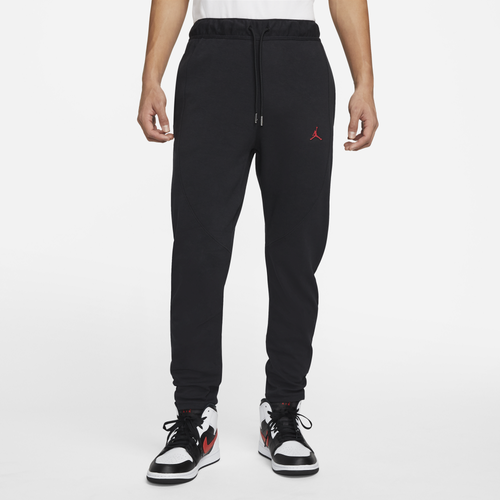 Jordan Mens Essential Warm-up Pants In Black/gym Red | ModeSens