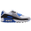 Nike Air Max 90 - Men's White/Particle Grey/Hyper Royal