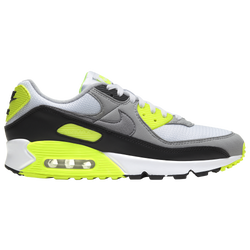 Men's - Nike Air Max 90 - White/Particle Grey/Volt/Black
