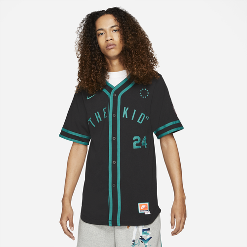 

Nike Mens Nike NSW #45 KGJ Top - Mens Black/Teal Size S