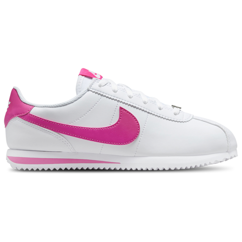 

Nike Cortez - Boys' Grade School White/Laser Fuchsia Size 02.5