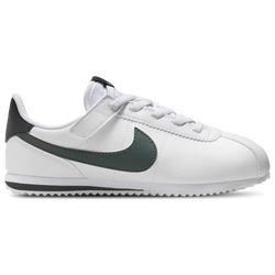 Boys' Preschool - Nike Cortez EasyOn - White/Vintage Green/Black