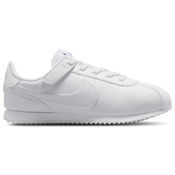 Boys' Preschool - Nike Cortez EasyOn - White/White/Wolf Grey