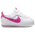 Nike Cortez EasyOn - Boys' Toddler White/Laser Fuchsia