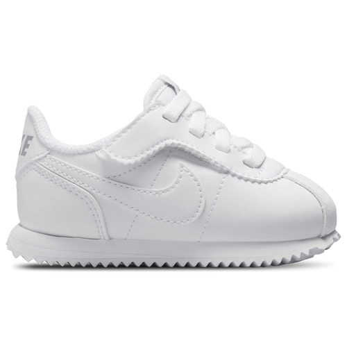 

Boys Nike Nike Cortez EasyOn - Boys' Toddler Shoe White/White/Wolf Grey Size 03.0