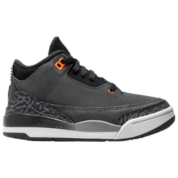 Boys' Preschool - Jordan Retro 3 - Orange/Night Stadium/Black