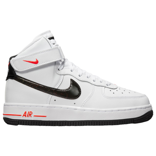 

Boys Nike Nike Air Force 1 High - Boys' Grade School Shoe White/Black/Red Size 04.5
