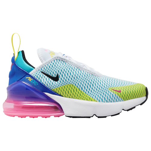 

Nike Boys Nike Air Max 270 - Boys' Preschool Running Shoes Pink/Blue/White Size 11.0