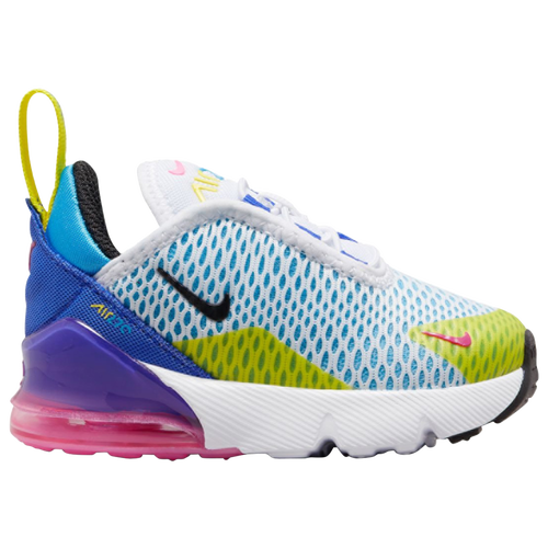 

Nike Boys Nike Air Max 270 - Boys' Toddler Running Shoes White/Pink/Blue Size 4.0