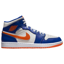 Men's - Jordan AJ 1 Mid - Game Royal/Rush Orange/Phantom