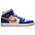 Jordan AJ 1 Mid - Men's Game Royal/Rush Orange/Phantom
