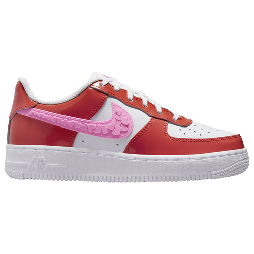 Nike Girls Air Force 1 LV8 - Shoes Red/Pink/White Size 06.5