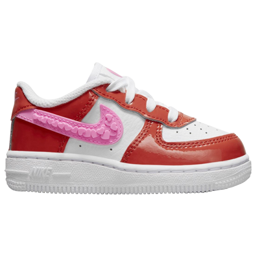 Nike Girls Air Force 1 LV8 - Shoes Red/Pink/White Size 06.5