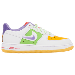 Boys' Preschool - Nike Air Force 1 LE - White/White/Space Purple