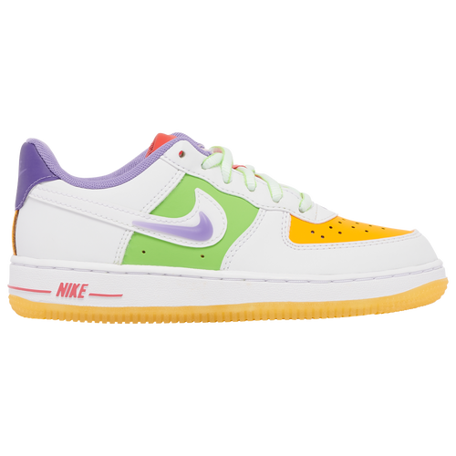 Shop Nike Boys  Air Force 1 Le In White/white/space Purple