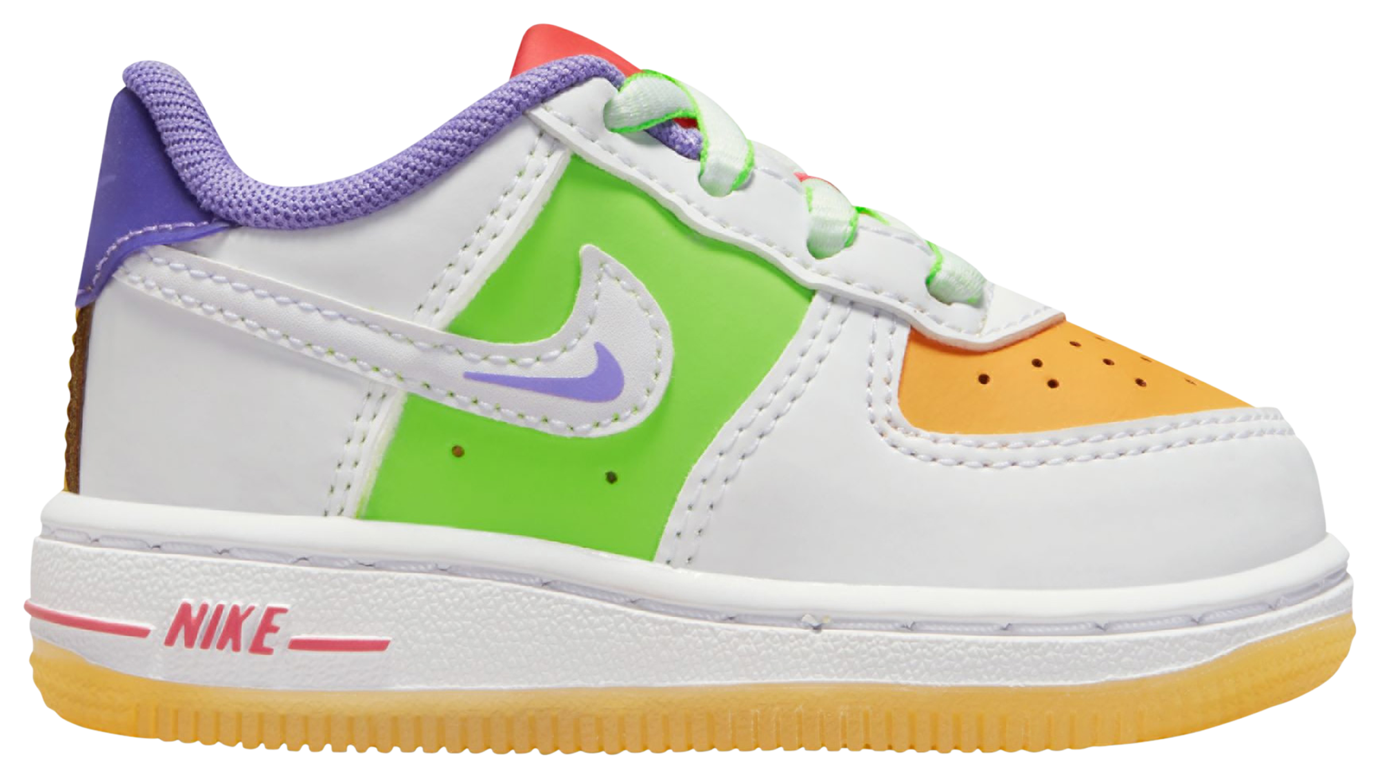 Nike Boys Air Force 1 LV8 1 - Shoes Purple/White/White Size 07.0