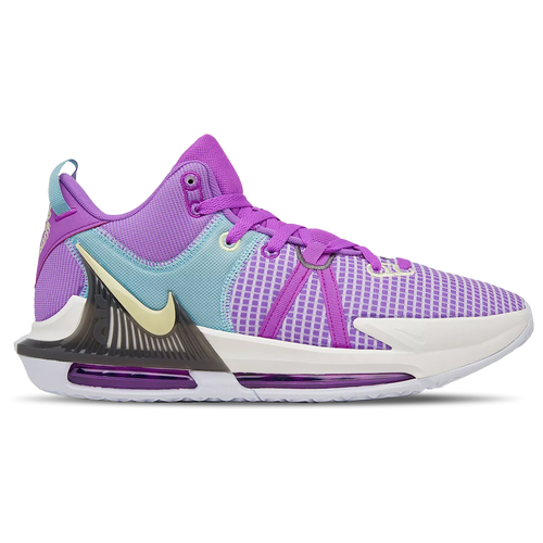 

Nike Mens Nike LeBron Witness VII - Mens Basketball Shoes White/Fuchsia Dream/Sail Size 12.0