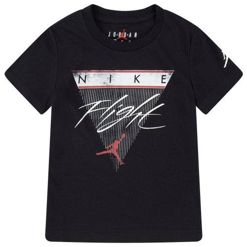 Shop Jordan Boys   Aj 4 Flight Reimagined T-shirt In White/black