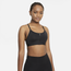 Nike Dri-Fit Indy Zip Front Bra - Women's Black/White